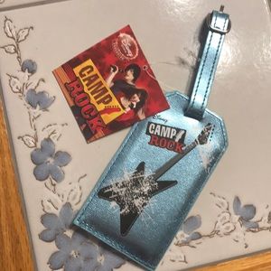 Vintage Disney camp rock luggage tag new
